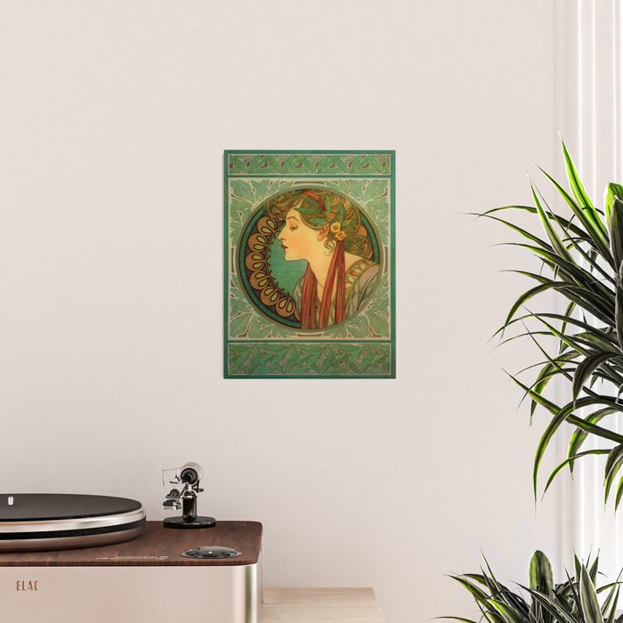 Alphonse Mucha "Laurel" Poster Gallery Image 2