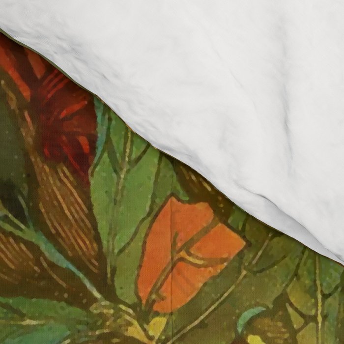 Alphonse Mucha "Laurel" Comforter Gallery Image 4