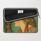 Alphonse Mucha "Laurel" Laptop Sleeve Gallery Image 2