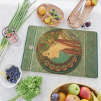 Alphonse Mucha "Laurel" Cutting Board Gallery Image 2