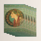 Alphonse Mucha "Laurel" Wrapping Paper Gallery Image 3
