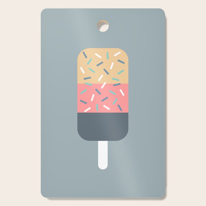 Popsicle (Blue) Cutting Board Gallery Image 1