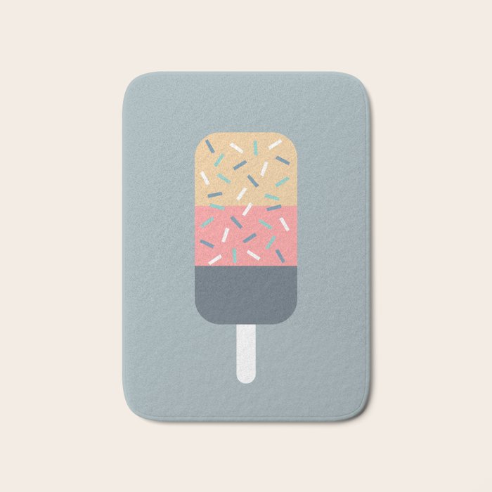 Popsicle (Blue) Bath Mat Gallery Image 1