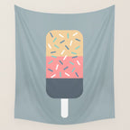 Popsicle (Blue) Wall Tapestry Gallery Image 4