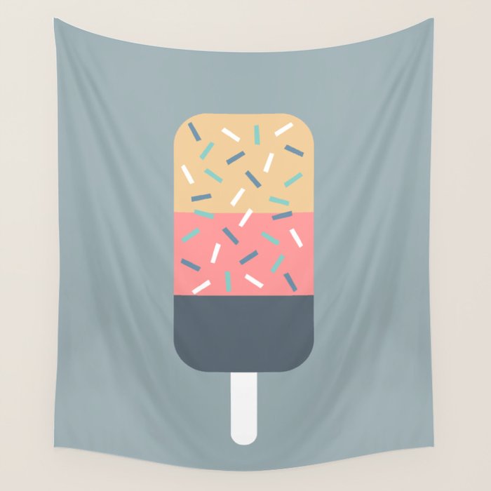 Popsicle (Blue) Wall Tapestry Gallery Image 4