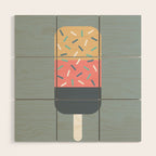 Popsicle (Blue) Wood Wall Art Gallery Image 1
