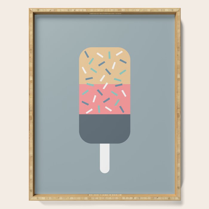 Popsicle (Blue) Serving Tray Gallery Image 1