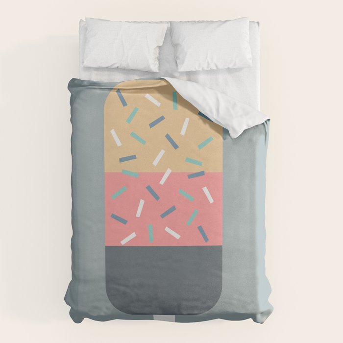 Popsicle (Blue) Duvet Cover Gallery Image 6