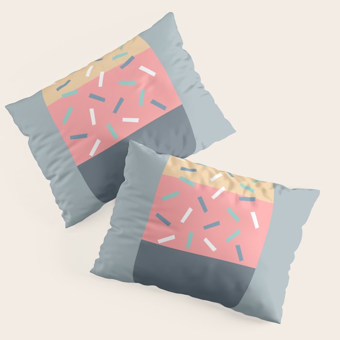 Popsicle (Blue) Pillow Sham Gallery Image 1