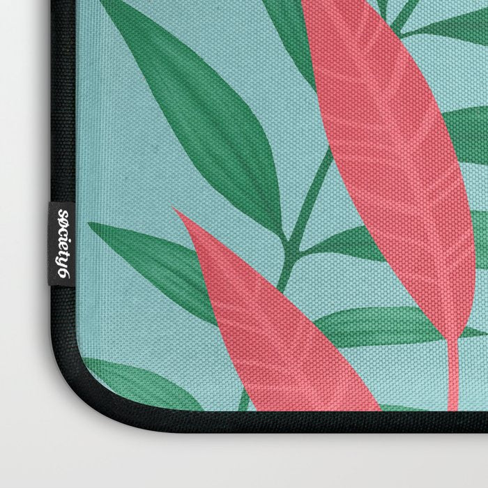 Minimal Abstract Art Tropical Garden 3 Laptop Sleeve Gallery Image 3