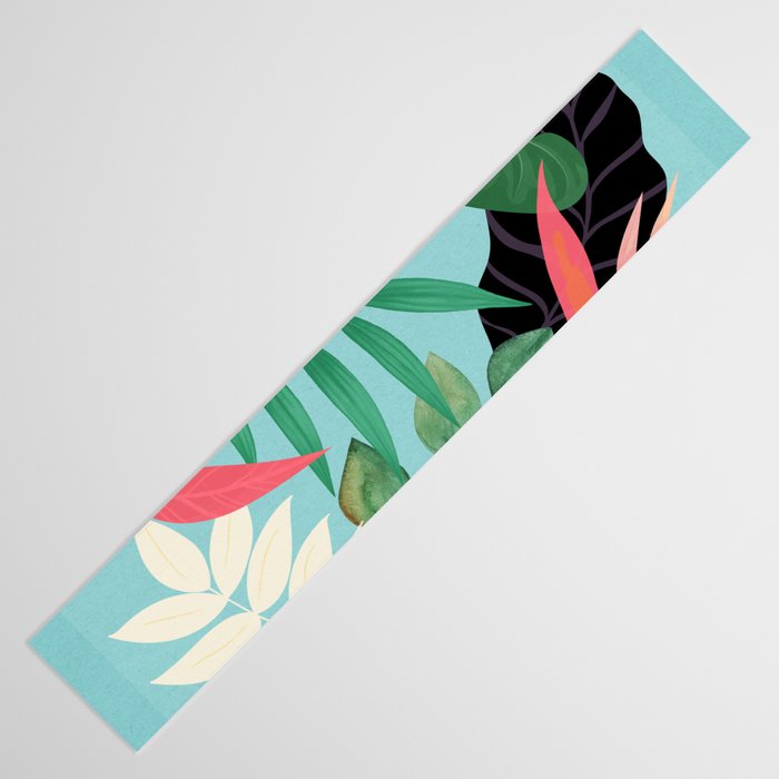 Minimal Abstract Art Tropical Garden 3 Table Runner Gallery Image 3
