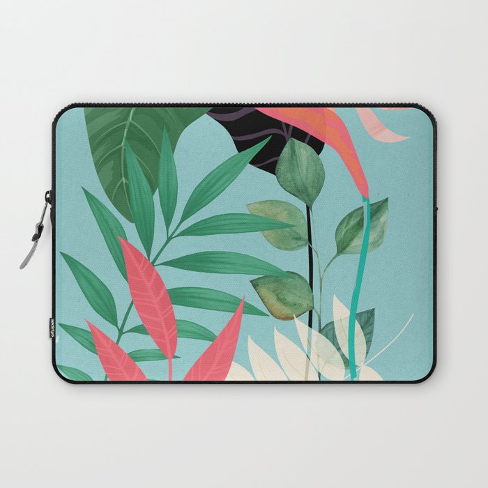 Minimal Abstract Art Tropical Garden 3 Laptop Sleeve Gallery Image 1