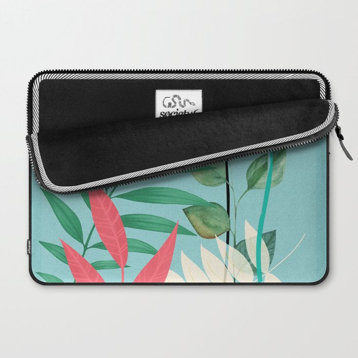 Minimal Abstract Art Tropical Garden 3 Laptop Sleeve Gallery Image 2