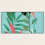 Minimal Abstract Art Tropical Garden 3 Desk Mat Gallery Image 3