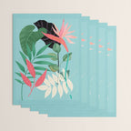 Minimal Abstract Art Tropical Garden 3 Wrapping Paper Gallery Image 3