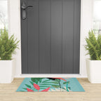 Minimal Abstract Art Tropical Garden 3 Welcome Mat Gallery Image 3