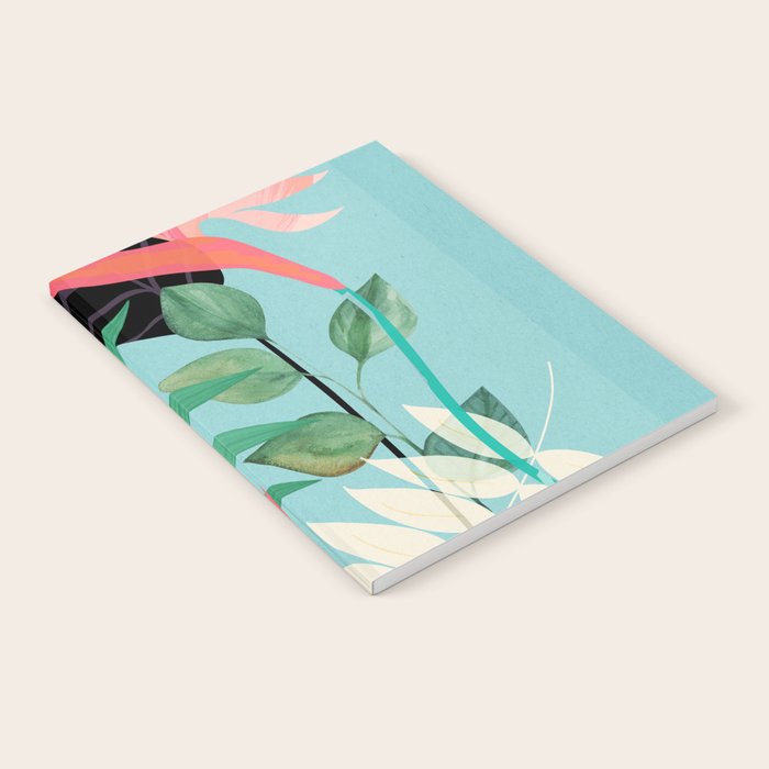 Minimal Abstract Art Tropical Garden 3 Notebook Gallery Image 2