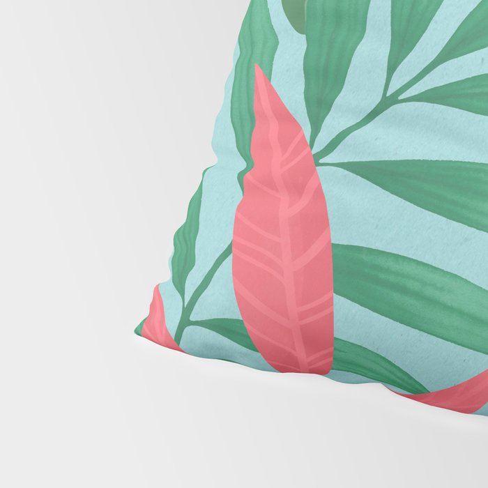 Minimal Abstract Art Tropical Garden 3 Pillow Sham Gallery Image 4