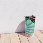 Minimal Abstract Art Tropical Garden 3 Travel Mug Gallery Image 4