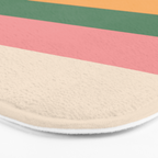 Retro Color Lines - 1-1 Bath Mat Gallery Image 3