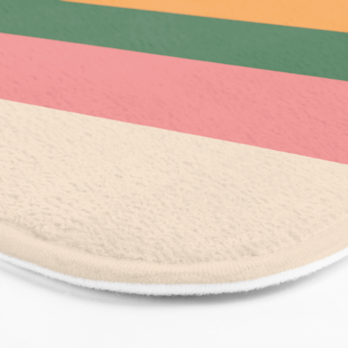 Retro Color Lines - 1-1 Bath Mat Gallery Image 3
