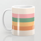 Retro Color Lines - 1-1 Coffee Mug Gallery Image 3