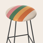 Retro Color Lines - 1-1 Stool Gallery Image 2