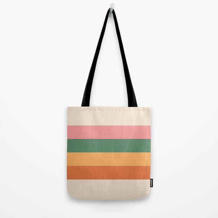 Retro Color Lines - 1-1 Tote Bag Gallery Image 2