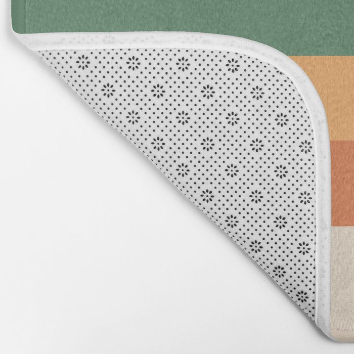 Retro Color Lines - 1-1 Bath Mat Gallery Image 2