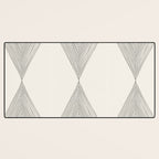 Minimalist Boho Triangles Desk Mat Gallery Image 3