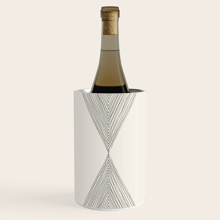 Minimalist Boho Triangles Wine Chiller Gallery Image 1