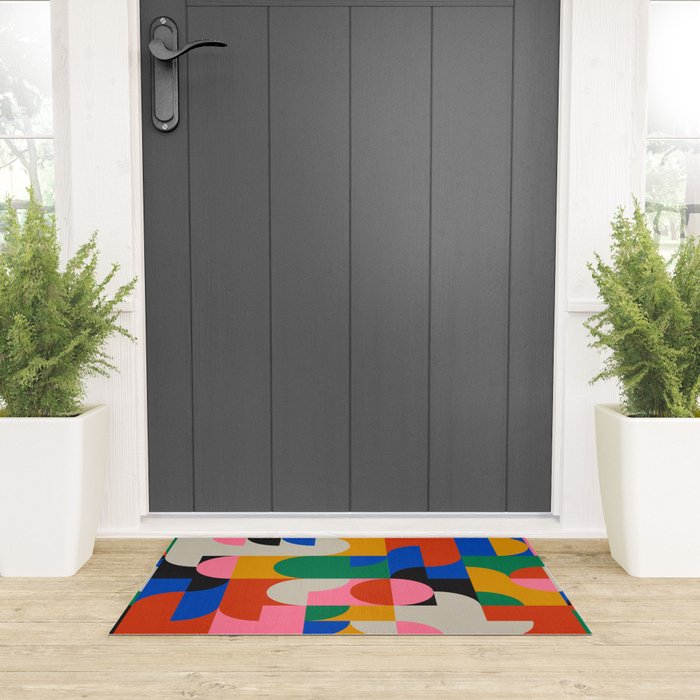 BAUHAUS PATTERN STUDY 01 Welcome Mat Gallery Image 3