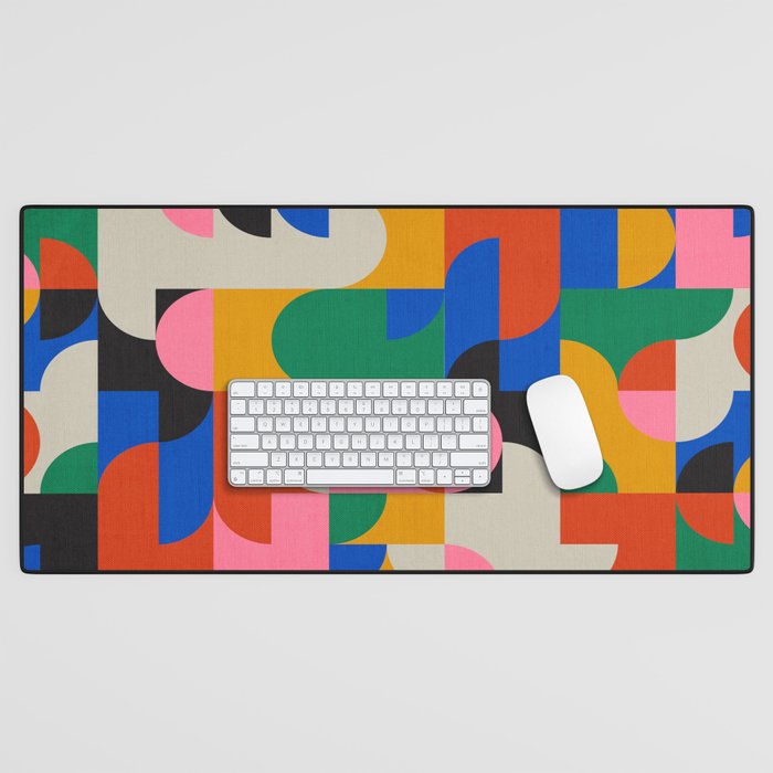 BAUHAUS PATTERN STUDY 01 Desk Mat Gallery Image 1