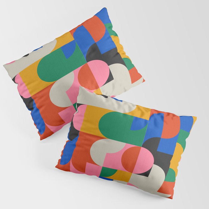 BAUHAUS PATTERN STUDY 01 Pillow Sham Gallery Image 3
