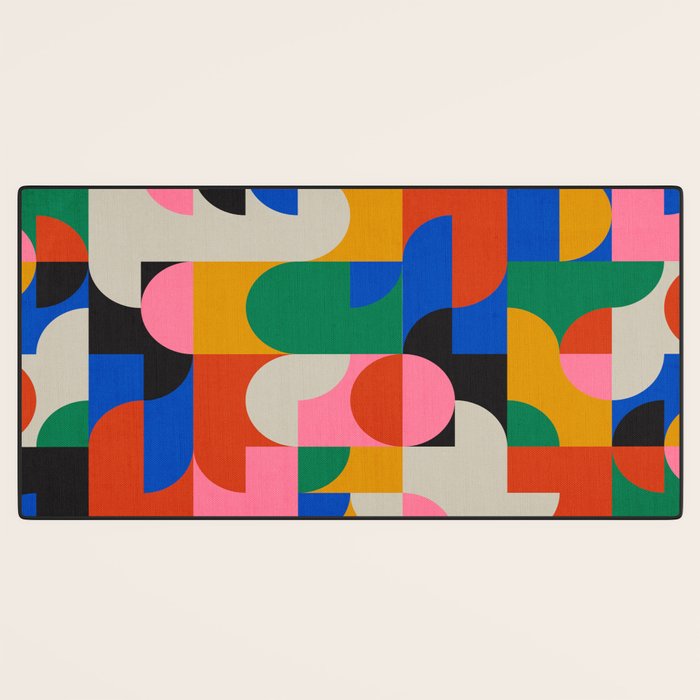 BAUHAUS PATTERN STUDY 01 Desk Mat Gallery Image 3