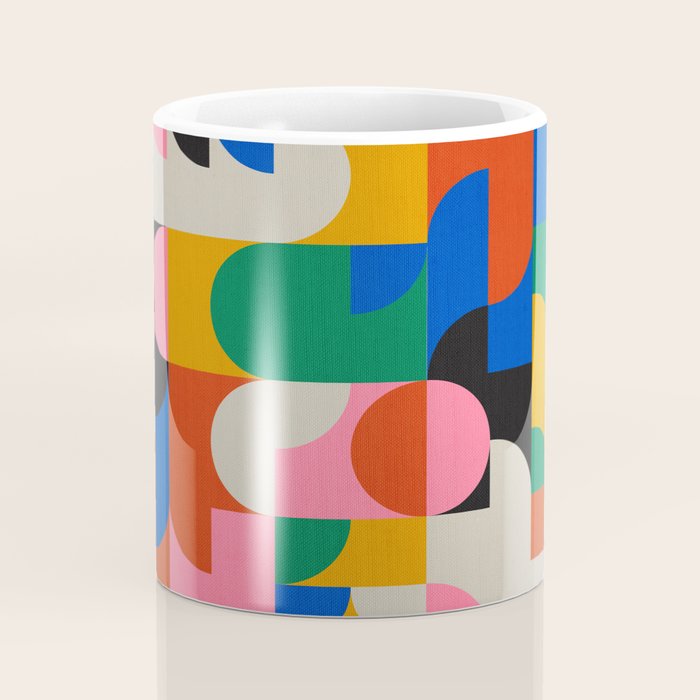 BAUHAUS PATTERN STUDY 01 Coffee Mug Gallery Image 4