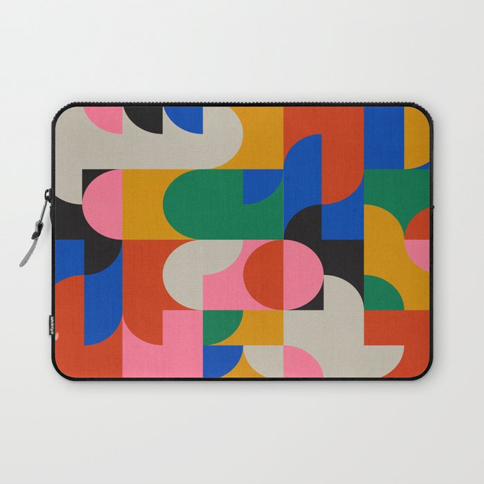 BAUHAUS PATTERN STUDY 01 Laptop Sleeve Gallery Image 1