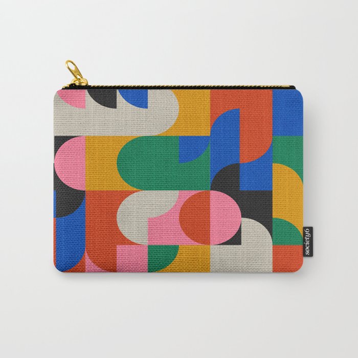 BAUHAUS PATTERN STUDY 01 Carry All Pouch Gallery Image 1