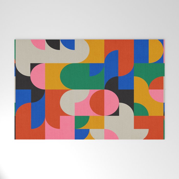 BAUHAUS PATTERN STUDY 01 Welcome Mat Gallery Image 1