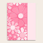 Flower Market London 1967 Pink Retro Floral 60s Plastic Look Notebook Gallery Image 4