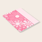 Flower Market London 1967 Pink Retro Floral 60s Plastic Look Notebook Gallery Image 2
