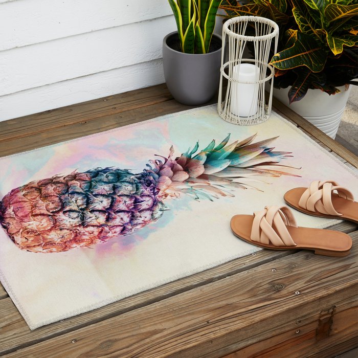 PINEAPPLE 9b Outdoor Rug Gallery Image 2