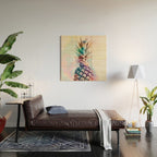 PINEAPPLE 9b Wood Wall Art Gallery Image 2