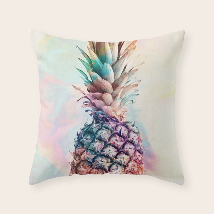 PINEAPPLE 9b Throw Pillow Gallery Image 1