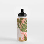 Plant Lady & The Urban Junglow | Blush Botanical Home Décor | House Plants Bohemian Woman Bedroom  Water Bottle Gallery Image 2