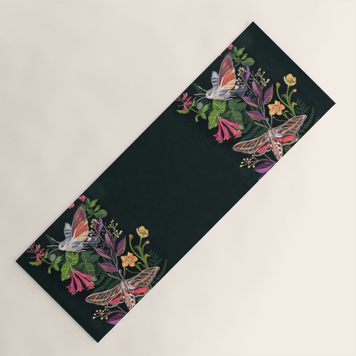 Hummingbird Moth Yoga Mat Gallery Image 1