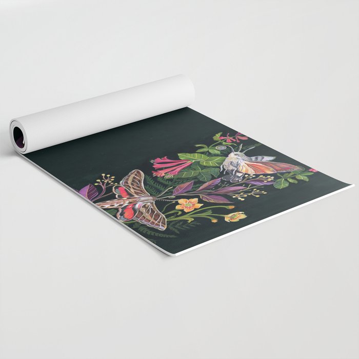 Hummingbird Moth Yoga Mat Gallery Image 2