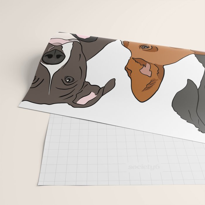 Dog Lover Dog Portrait  Wrapping Paper Gallery Image 2