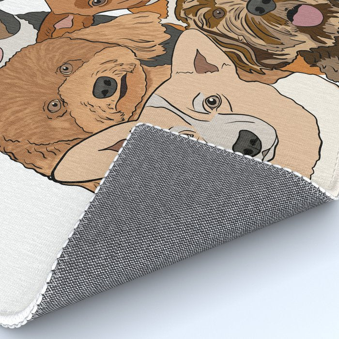 Dog Lover Dog Portrait  Rug Gallery Image 4