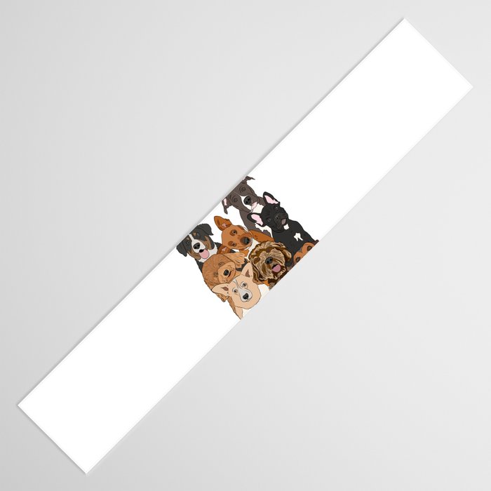 Dog Lover Dog Portrait  Table Runner Gallery Image 3